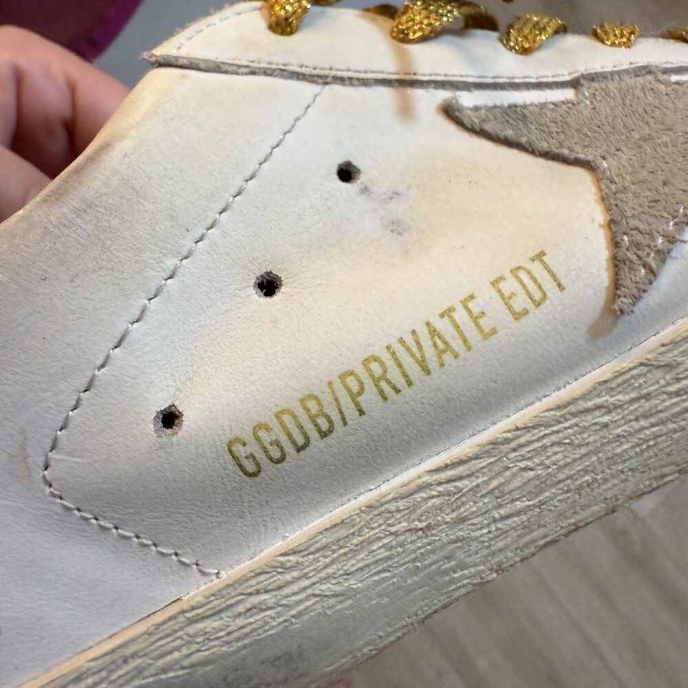 Golden Goose Limited Edition Superstar 'Silver Gold Mismatch' Size 40 / 10 - Picture 10 of 10